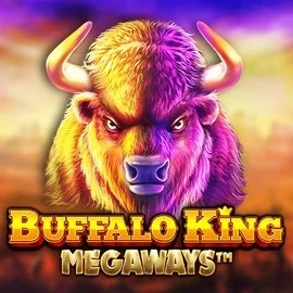 Buffalo King Megaways slot logo by Pragmatic Play at Kiekka Casino